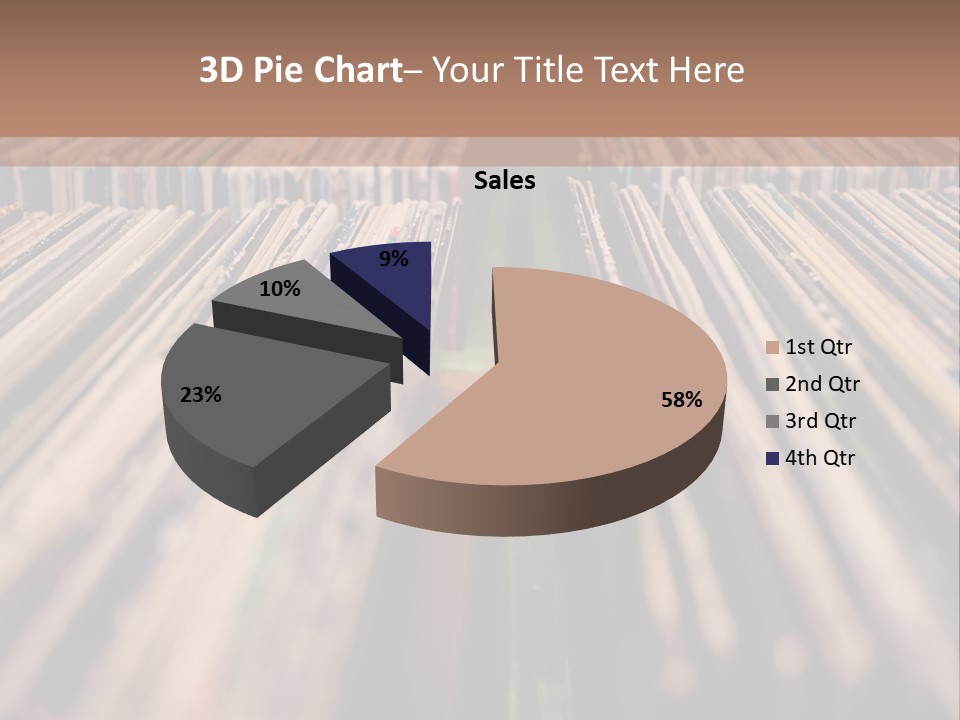 Arts Shelf Background PowerPoint Template