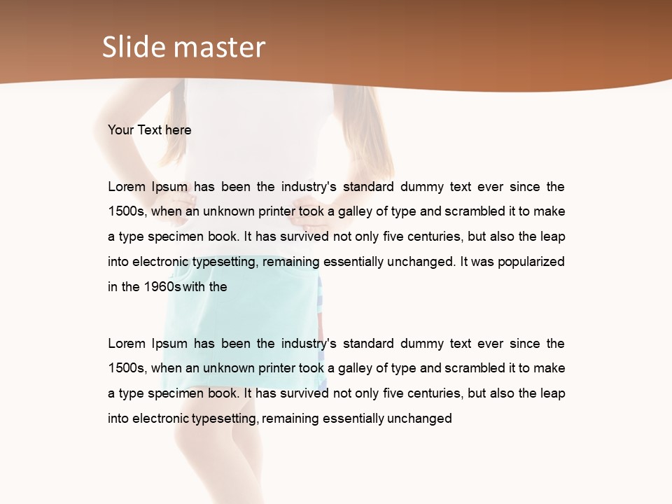 Baby Child Background PowerPoint Template