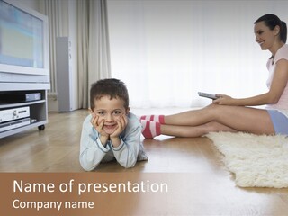 Parent Floor Looking PowerPoint Template