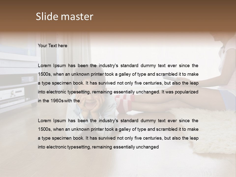 Parent Floor Looking PowerPoint Template