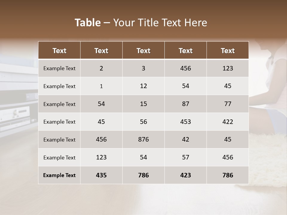 Parent Floor Looking PowerPoint Template