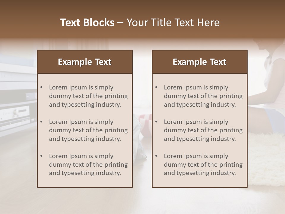 Parent Floor Looking PowerPoint Template