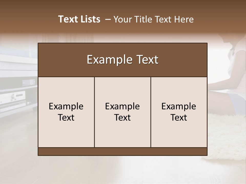Parent Floor Looking PowerPoint Template