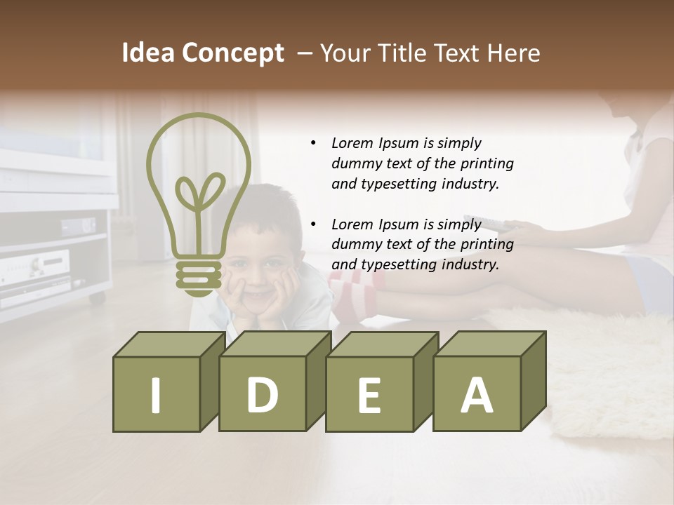 Parent Floor Looking PowerPoint Template