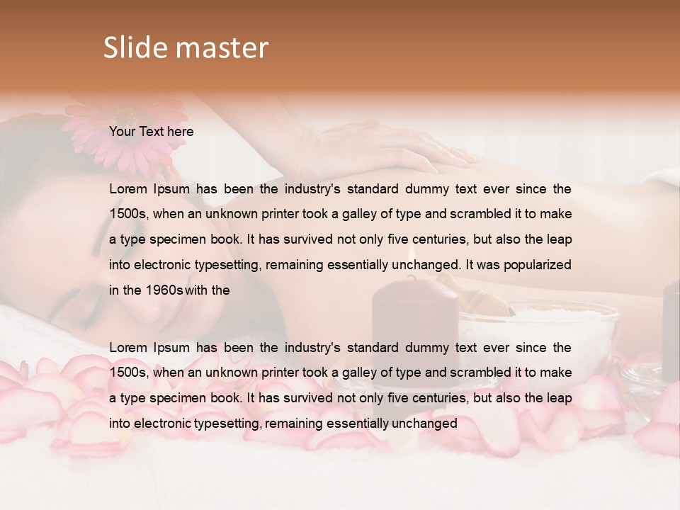 Topless Eyes Candle PowerPoint Template