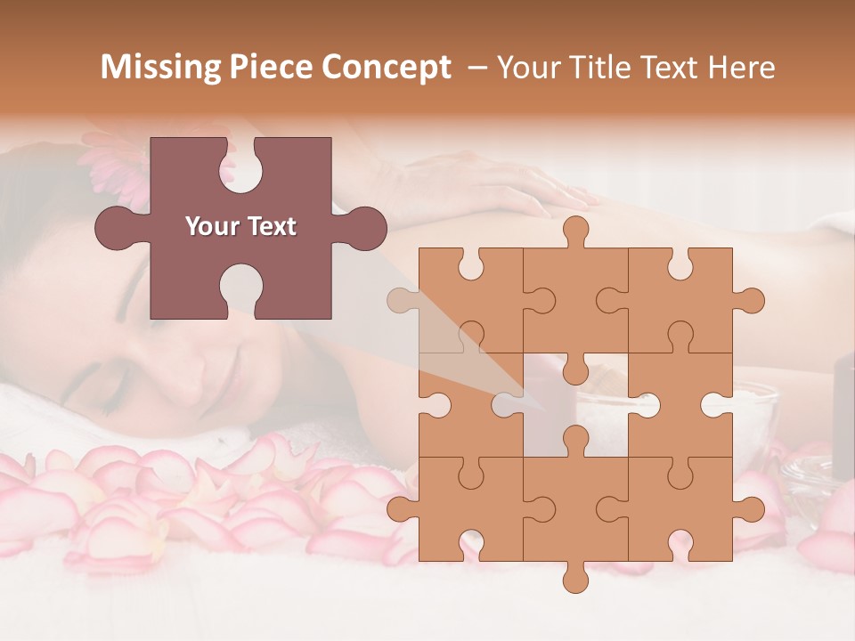 Topless Eyes Candle PowerPoint Template