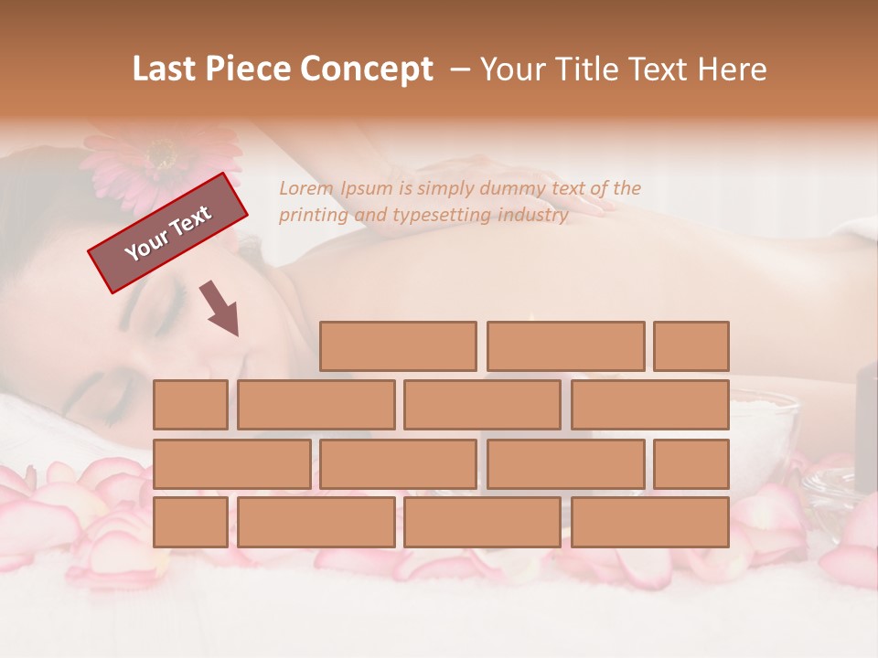 Topless Eyes Candle PowerPoint Template