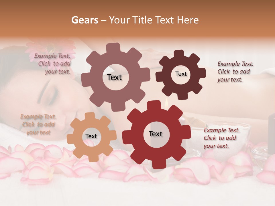 Topless Eyes Candle PowerPoint Template