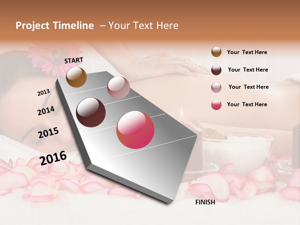 Topless Eyes Candle PowerPoint Template