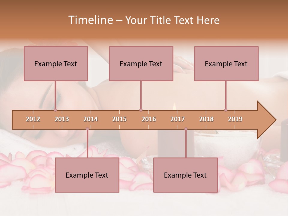 Topless Eyes Candle PowerPoint Template
