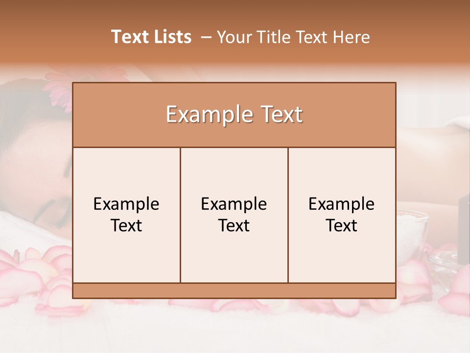 Topless Eyes Candle PowerPoint Template