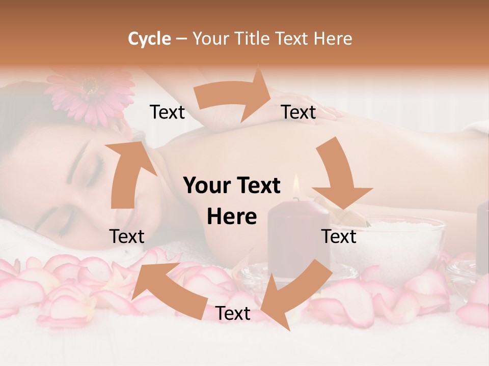 Topless Eyes Candle PowerPoint Template