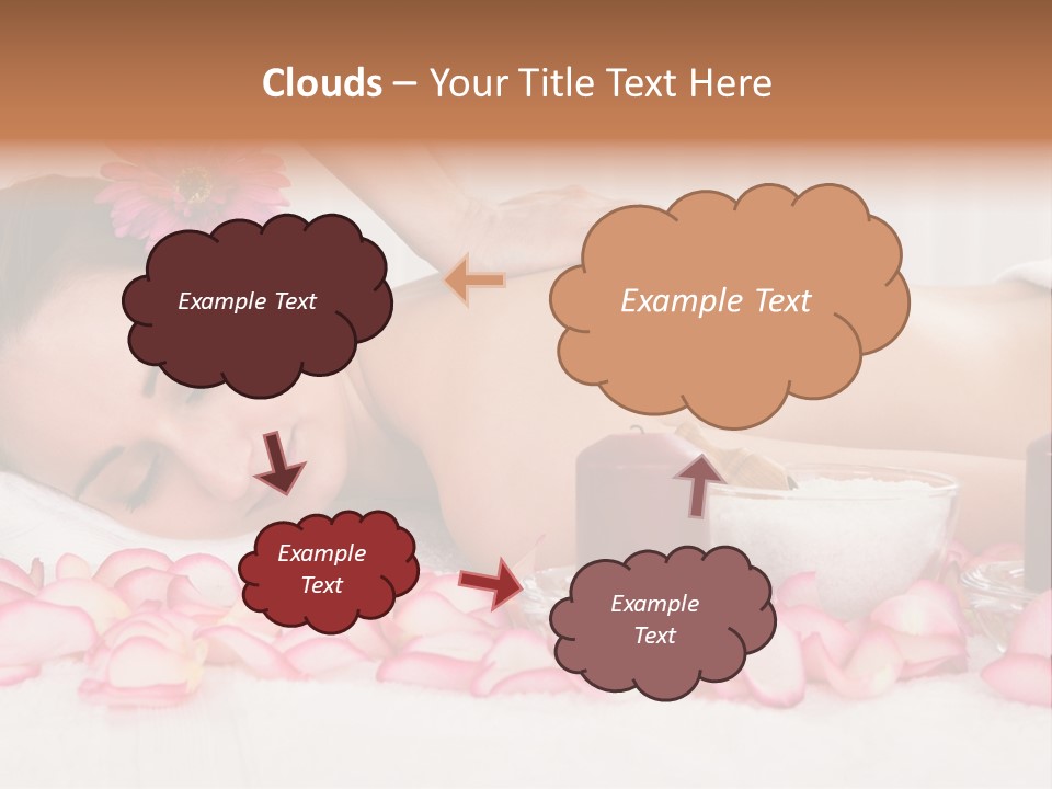 Topless Eyes Candle PowerPoint Template