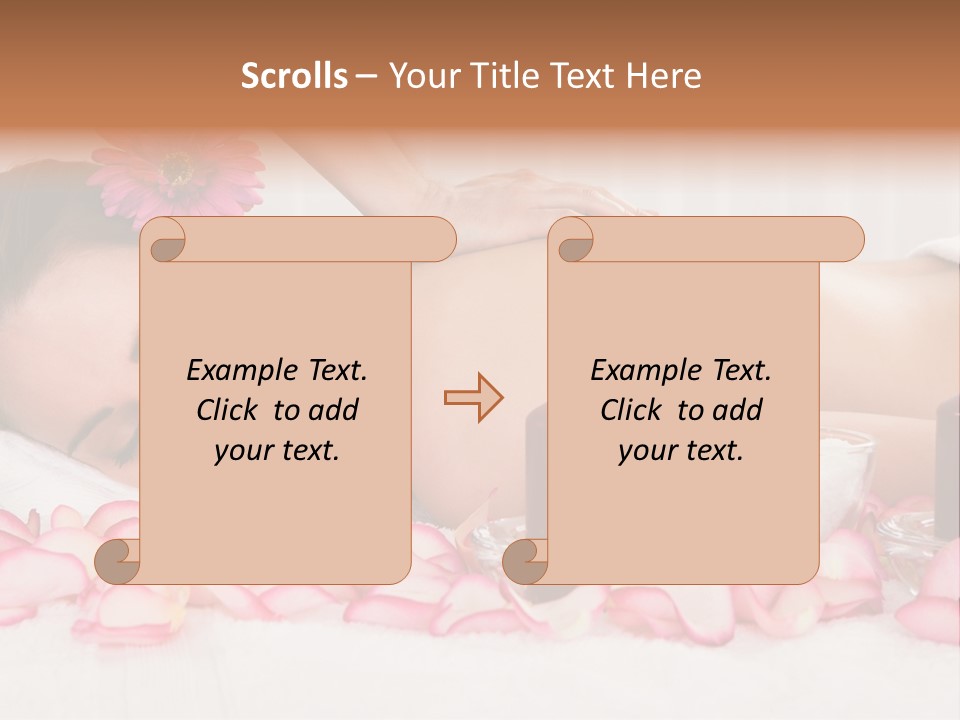 Topless Eyes Candle PowerPoint Template