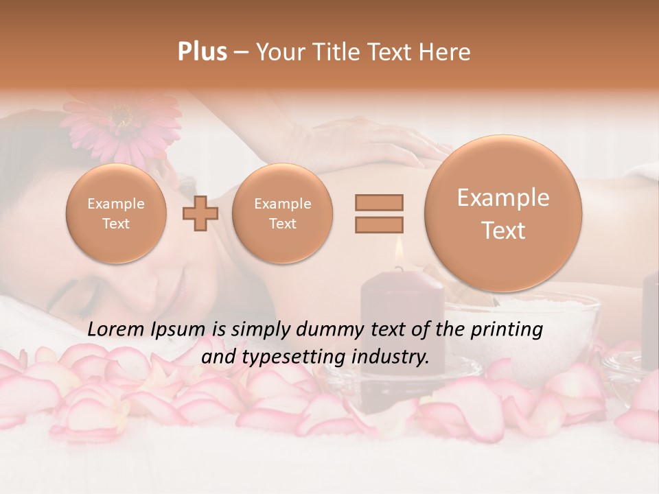 Topless Eyes Candle PowerPoint Template