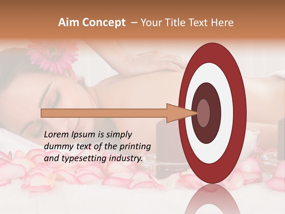 Topless Eyes Candle PowerPoint Template