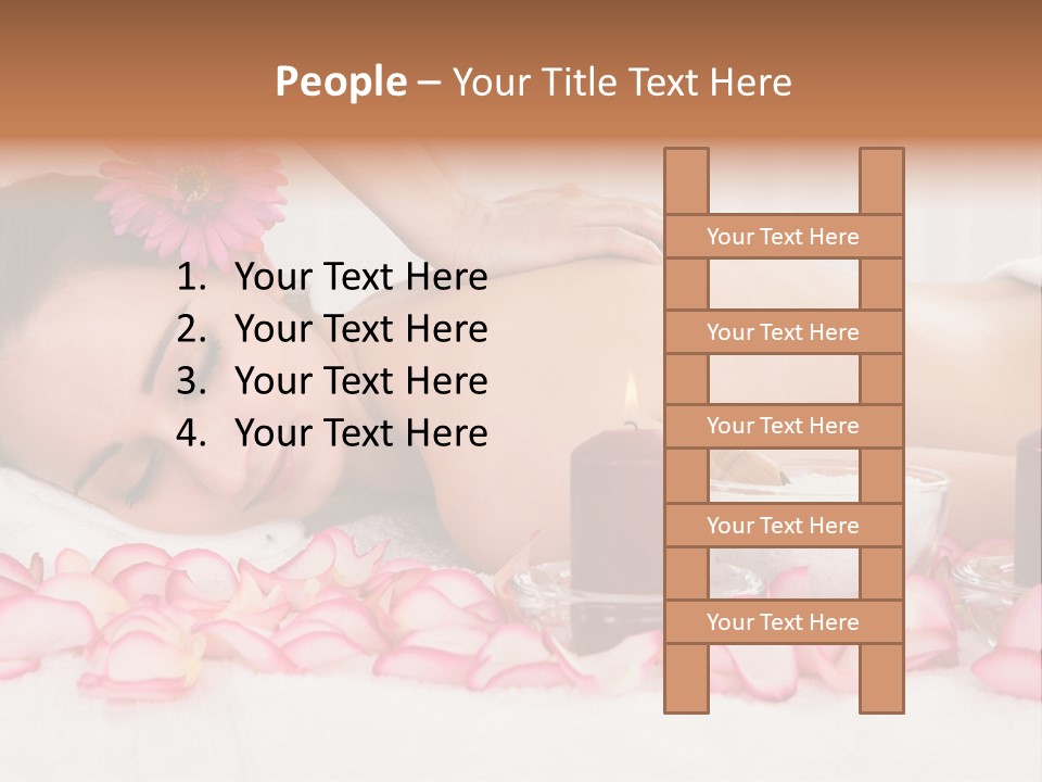 Topless Eyes Candle PowerPoint Template