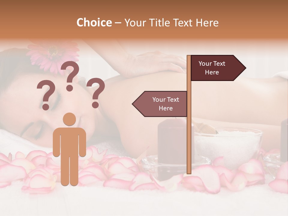 Topless Eyes Candle PowerPoint Template