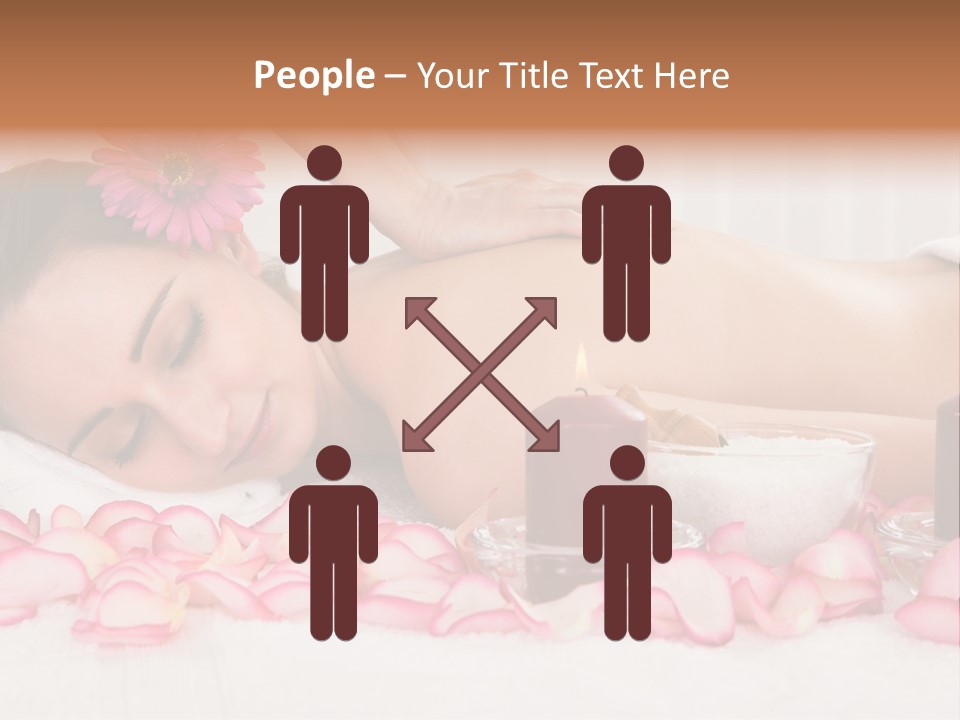 Topless Eyes Candle PowerPoint Template