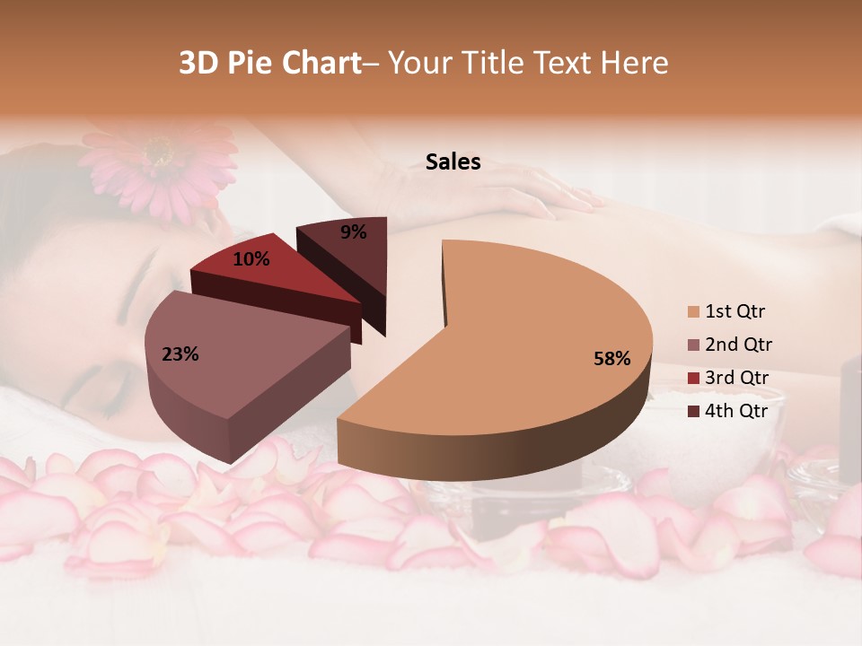 Topless Eyes Candle PowerPoint Template