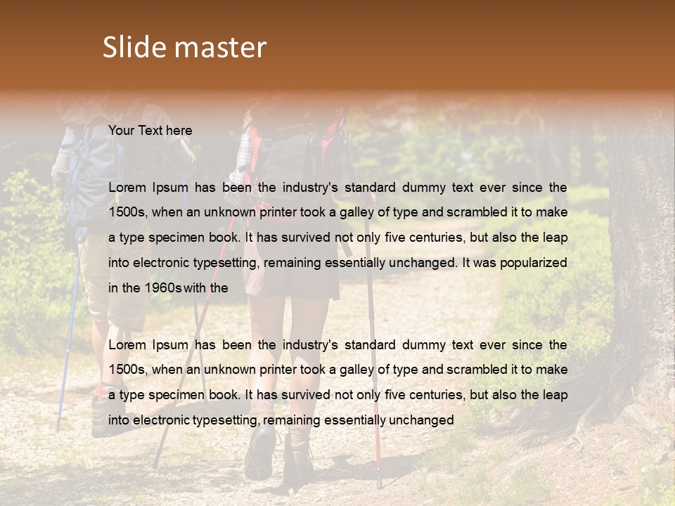 Holiday Female Sporty PowerPoint Template