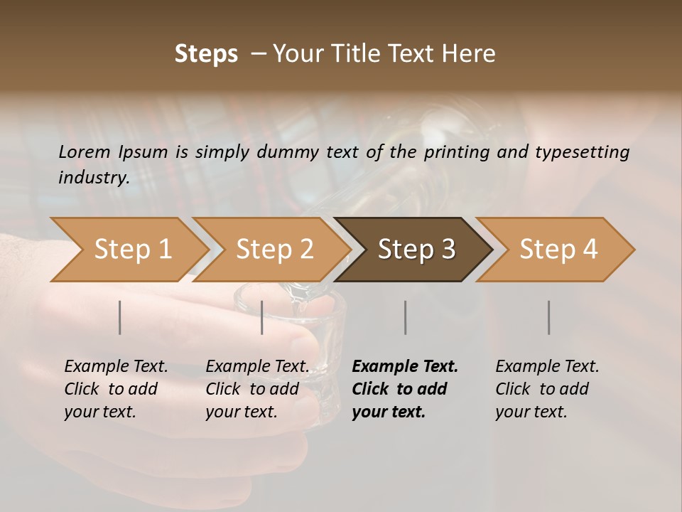 Bar Alcohol Transparent PowerPoint Template