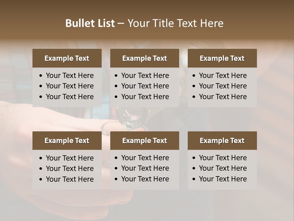 Bar Alcohol Transparent PowerPoint Template