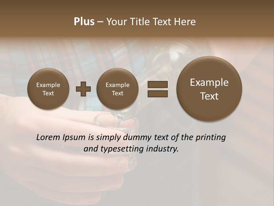 Bar Alcohol Transparent PowerPoint Template