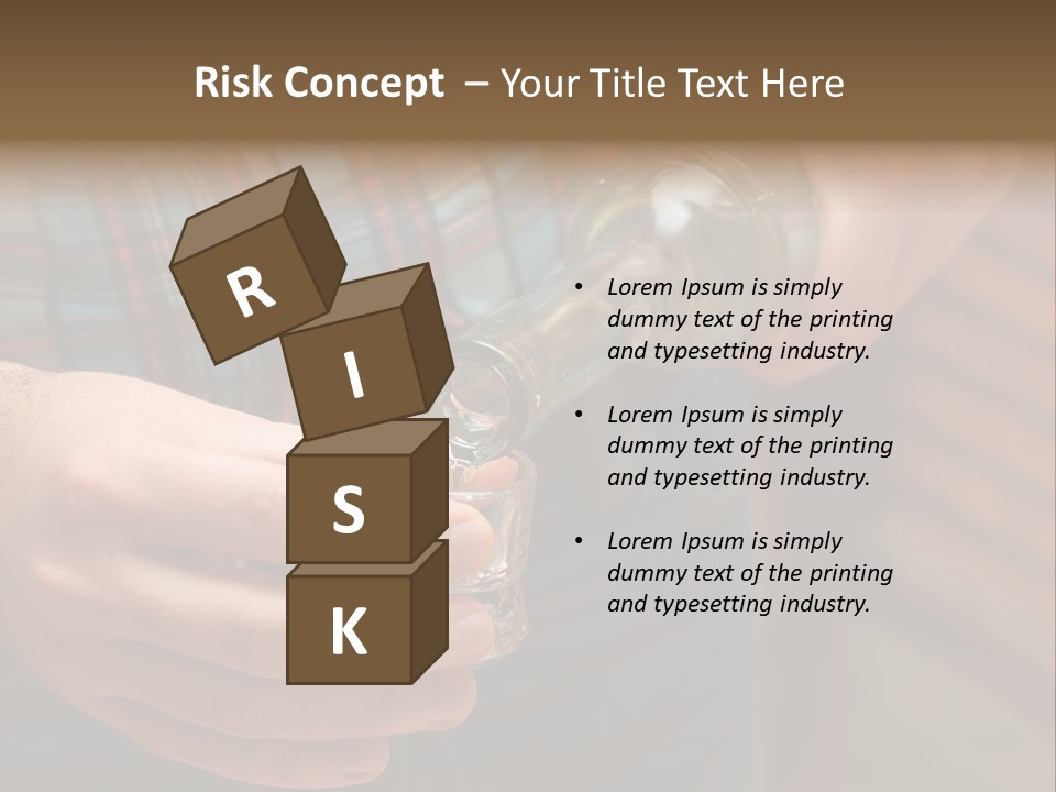 Bar Alcohol Transparent PowerPoint Template