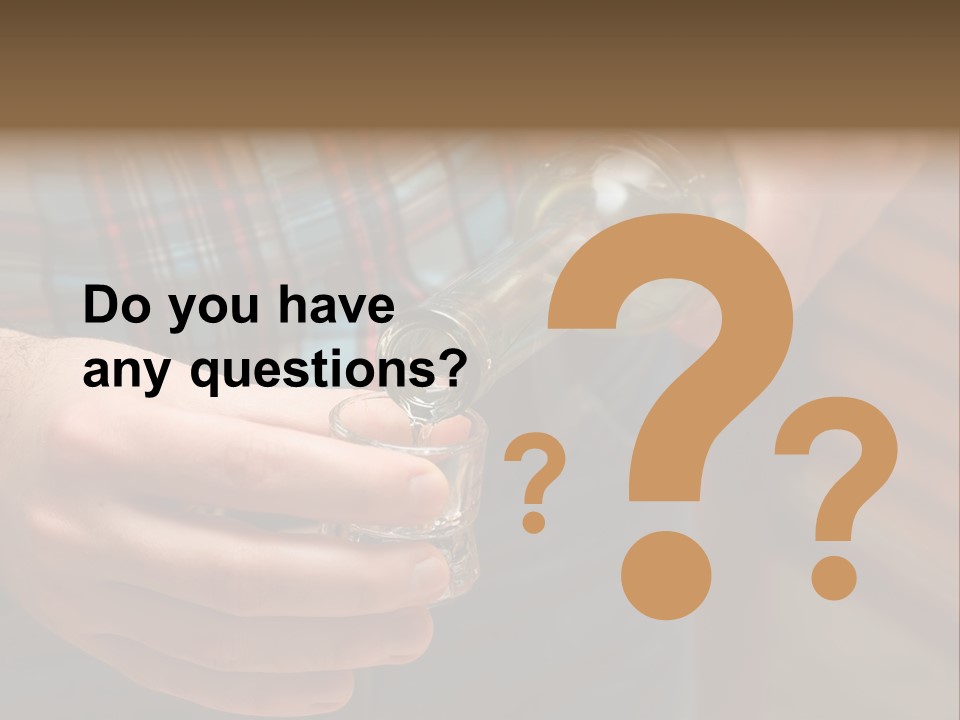 Bar Alcohol Transparent PowerPoint Template