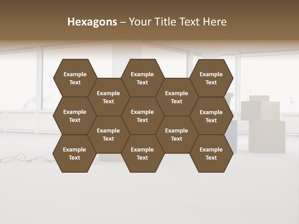 Floor Office Equipment PowerPoint Template