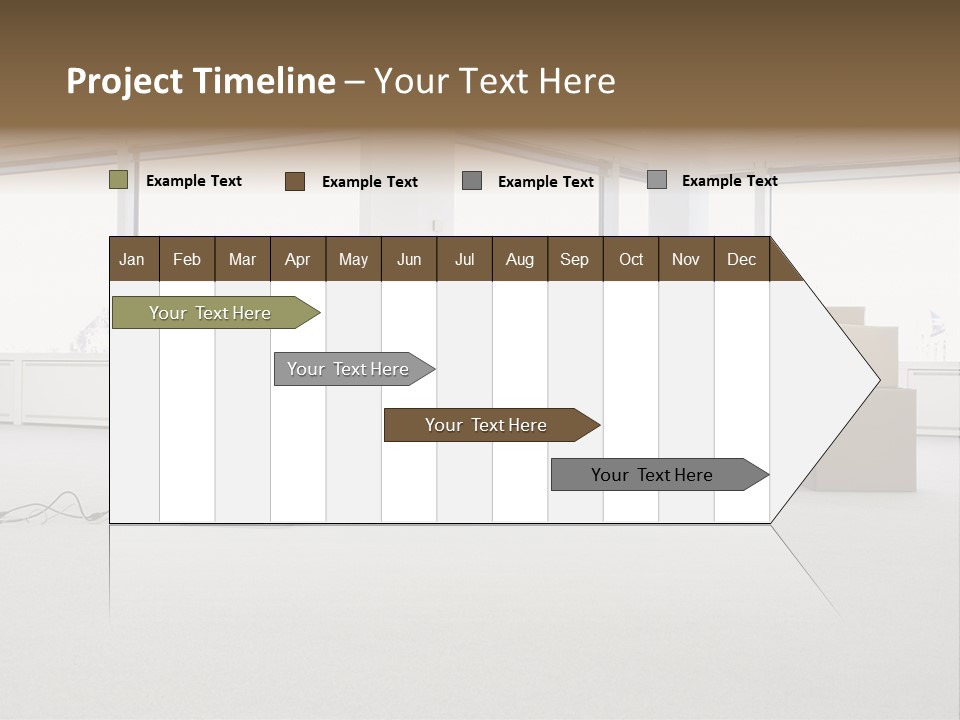 Floor Office Equipment PowerPoint Template