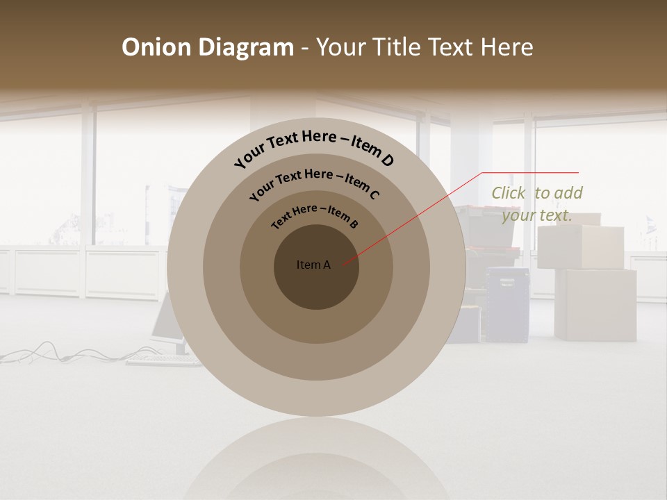 Floor Office Equipment PowerPoint Template