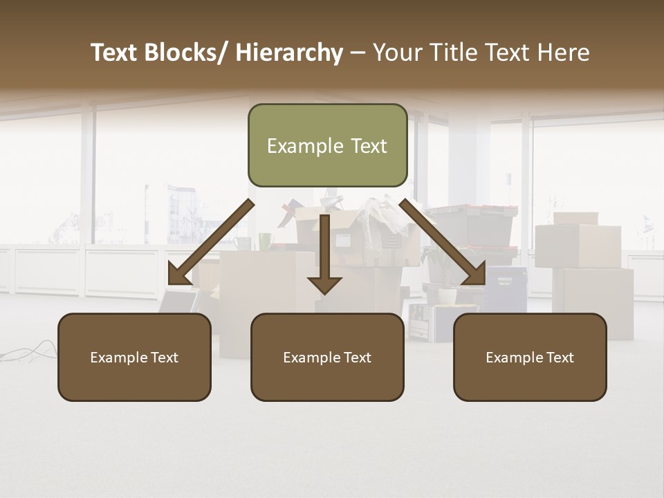 Floor Office Equipment PowerPoint Template