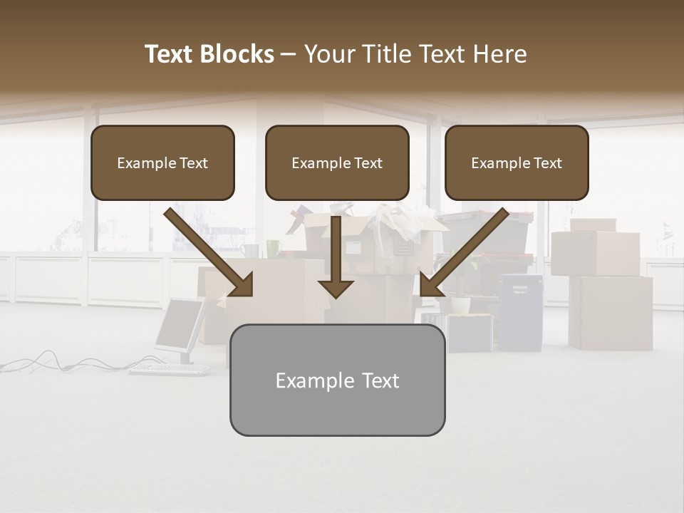 Floor Office Equipment PowerPoint Template
