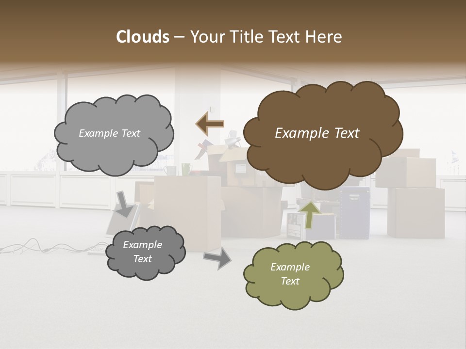 Floor Office Equipment PowerPoint Template