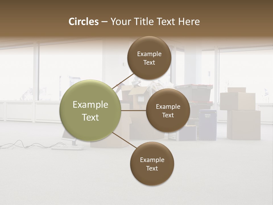 Floor Office Equipment PowerPoint Template