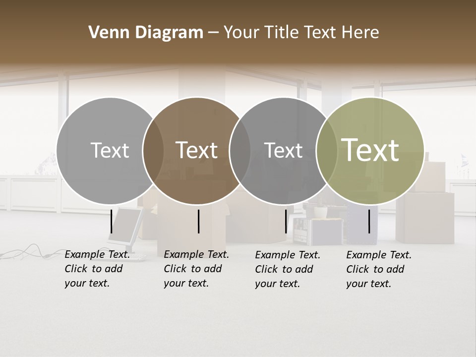 Floor Office Equipment PowerPoint Template