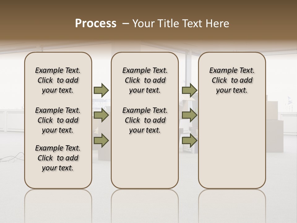 Floor Office Equipment PowerPoint Template
