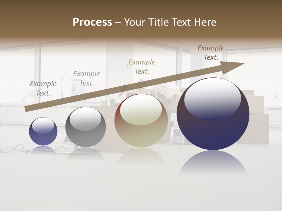 Floor Office Equipment PowerPoint Template