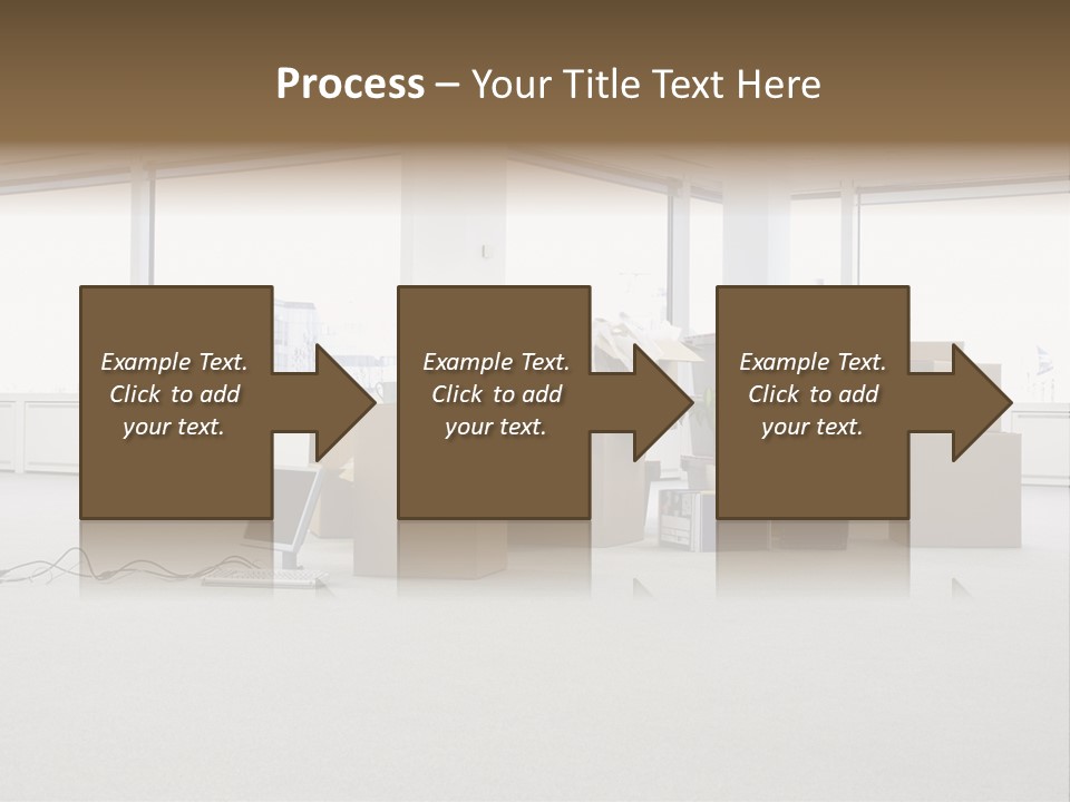 Floor Office Equipment PowerPoint Template