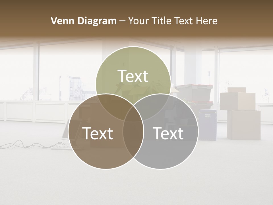 Floor Office Equipment PowerPoint Template