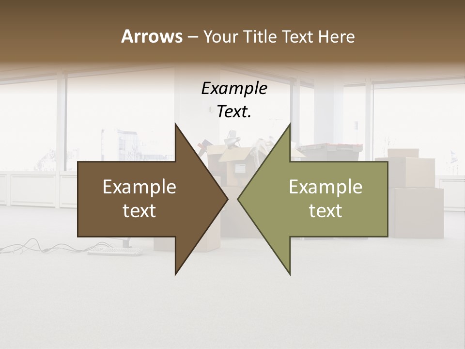 Floor Office Equipment PowerPoint Template