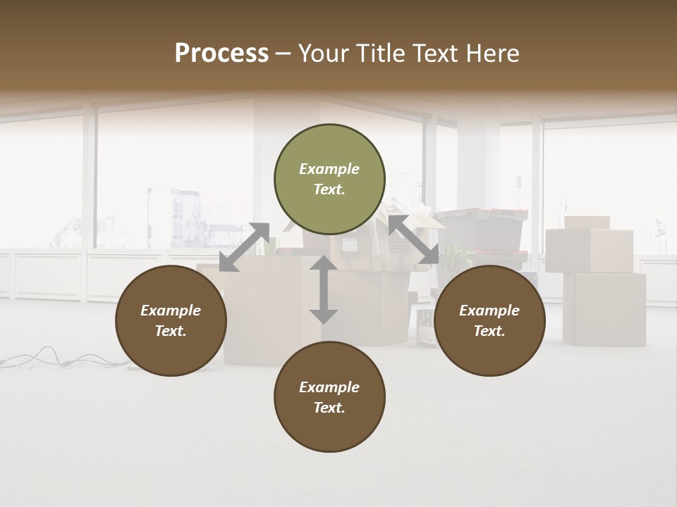 Floor Office Equipment PowerPoint Template