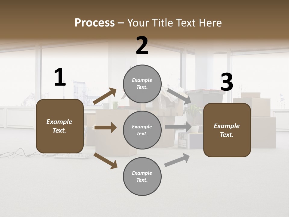 Floor Office Equipment PowerPoint Template