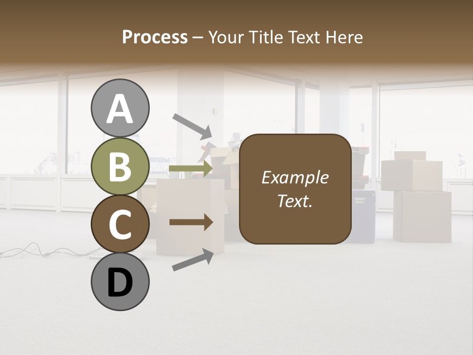 Floor Office Equipment PowerPoint Template
