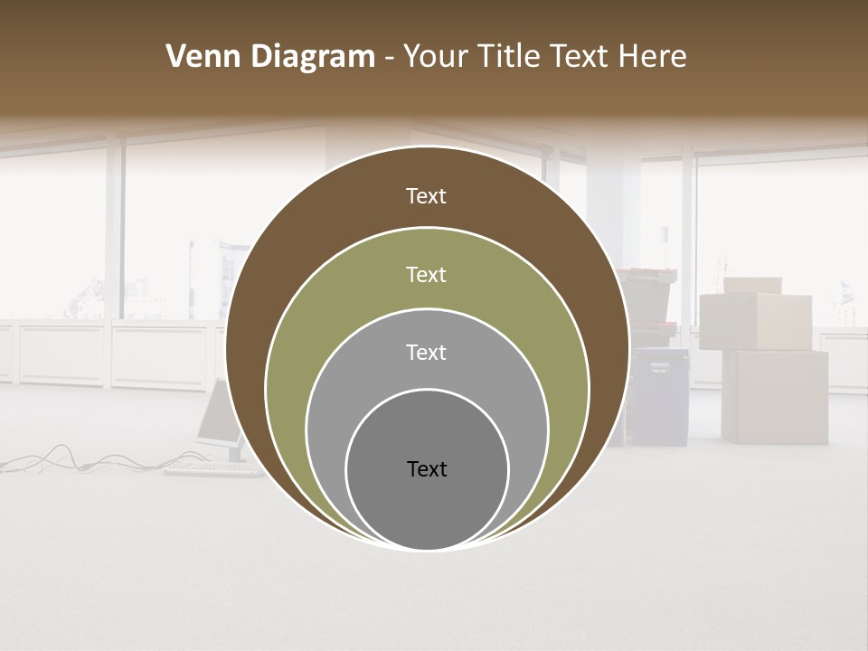 Floor Office Equipment PowerPoint Template