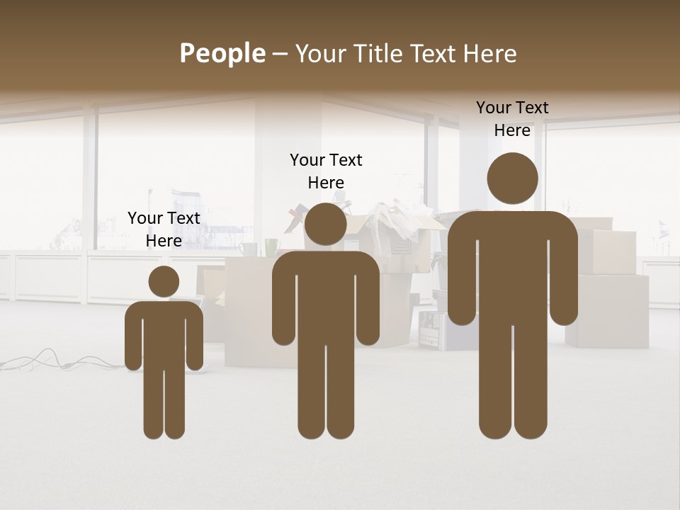 Floor Office Equipment PowerPoint Template