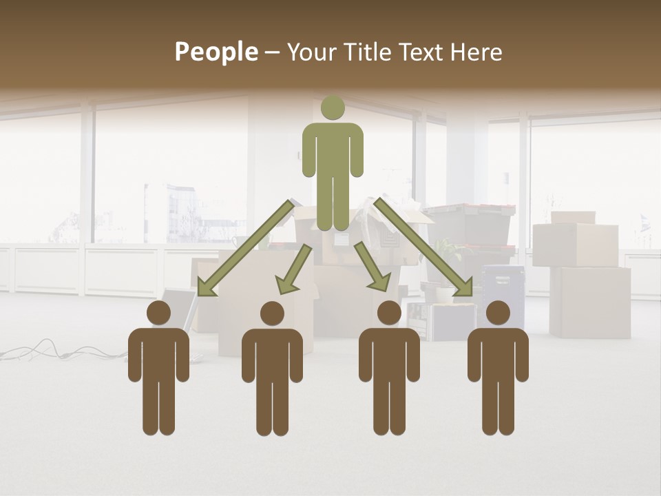 Floor Office Equipment PowerPoint Template