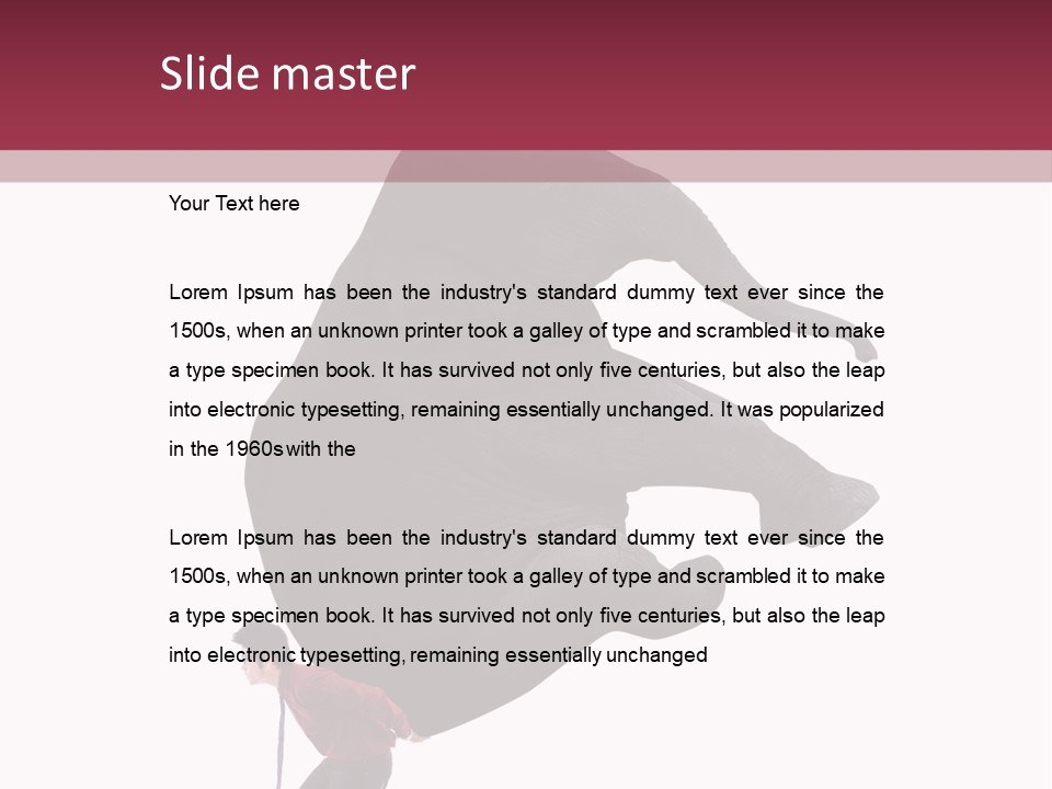 Heavy Tired Delivery PowerPoint Template